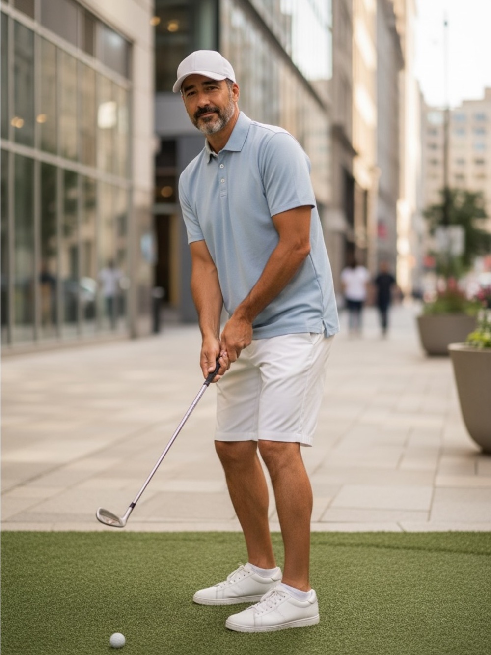 Tommy Bahama Light Blue Polo Shirt‎